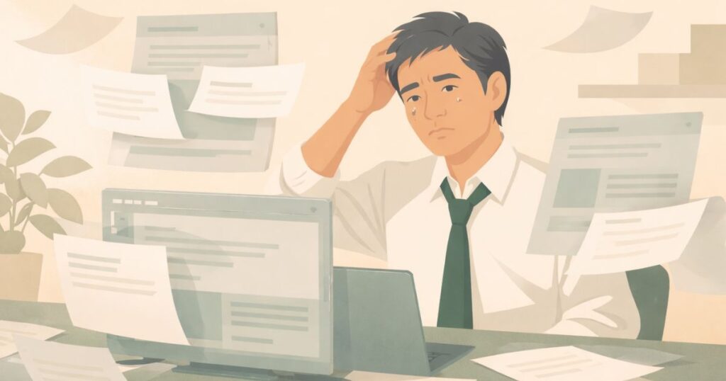 仕事が終わらない理由