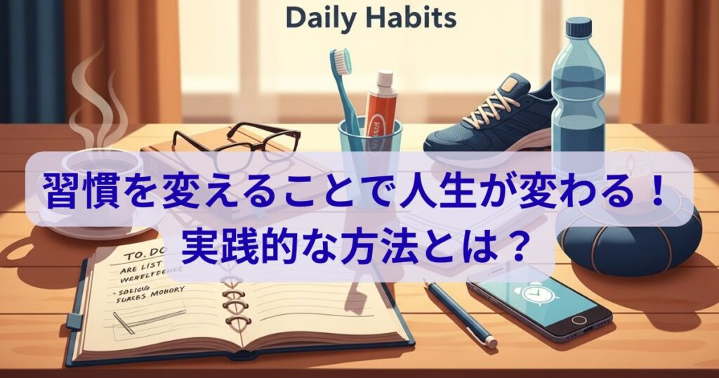 習慣を変えることで人生が変わる！実践的な方法とは？