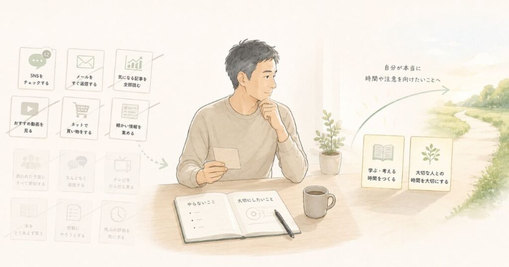 やらないことを決めると、優先順位が見えてくる
