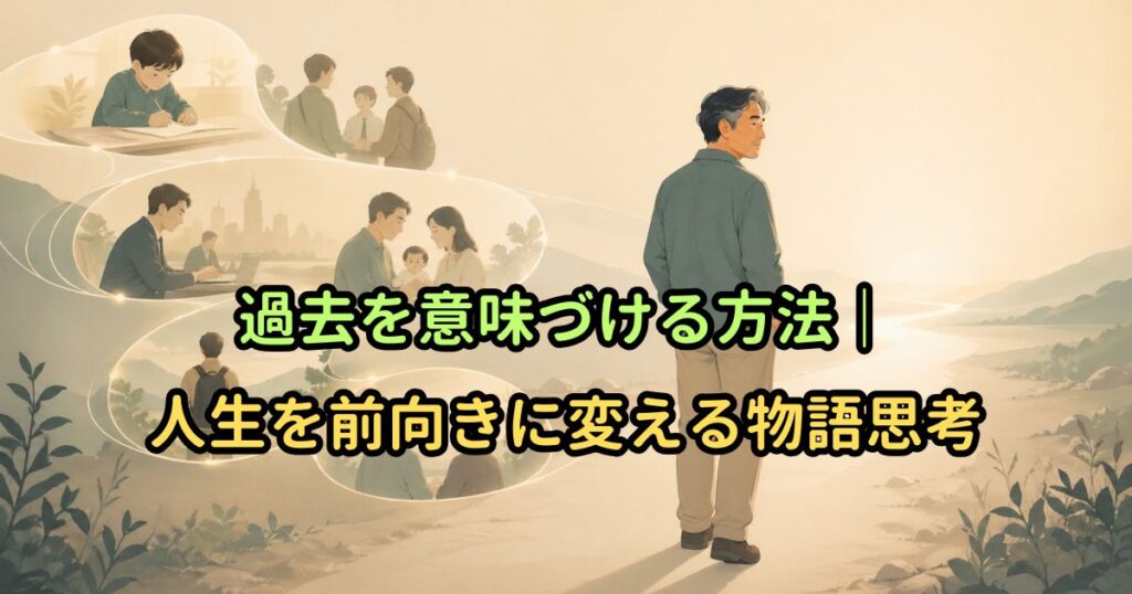 過去を意味づける方法｜人生を前向きに変える物語思考