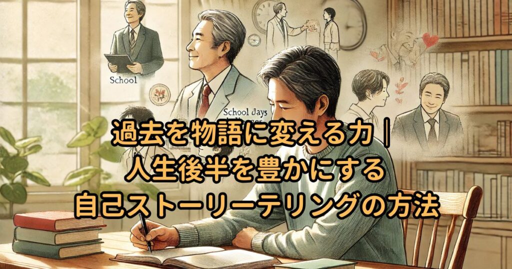 過去を物語に変える力|人生後半を豊かにする自己ストーリーテリングの方法