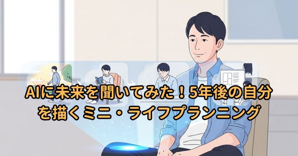 AIに未来を聞いてみた!5年後の自分を描くミニ・ライフプランニング