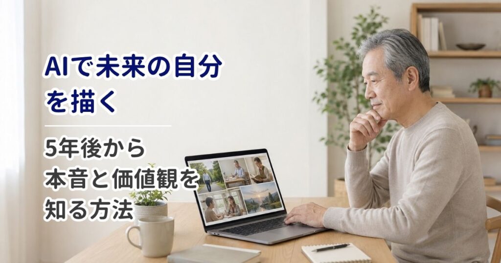 AIで未来の自分を描く｜5年後から本音と価値観を知る方法