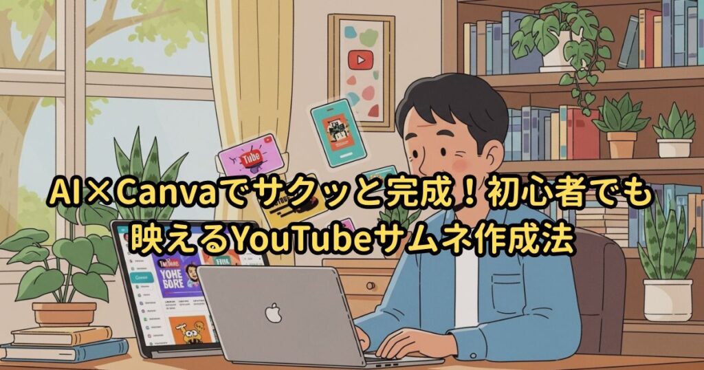 AI×Canvaでサクッと完成!初心者でも映えるYouTubeサムネ作成法