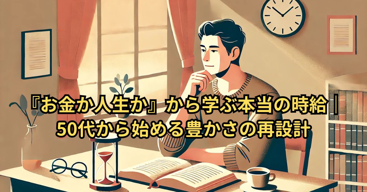 『お金か人生か』から学ぶ本当の時給|50代から始める豊かさの再設計