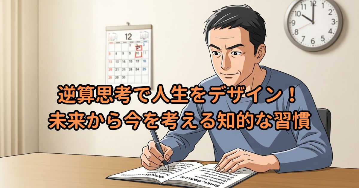 逆算思考で人生をデザイン!未来から今を考える知的な習慣