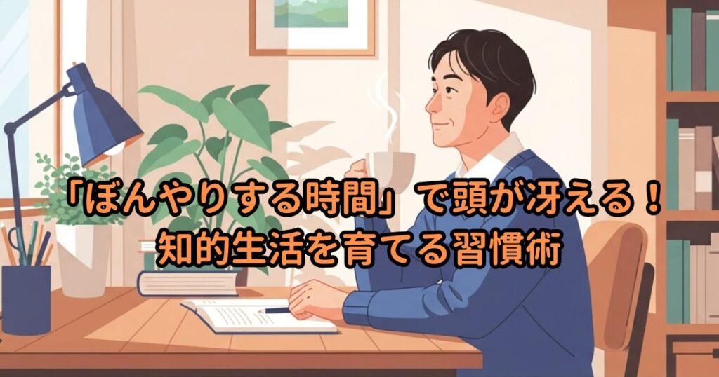 「ぼんやりする時間」で頭が冴える!知的生活を育てる習慣術