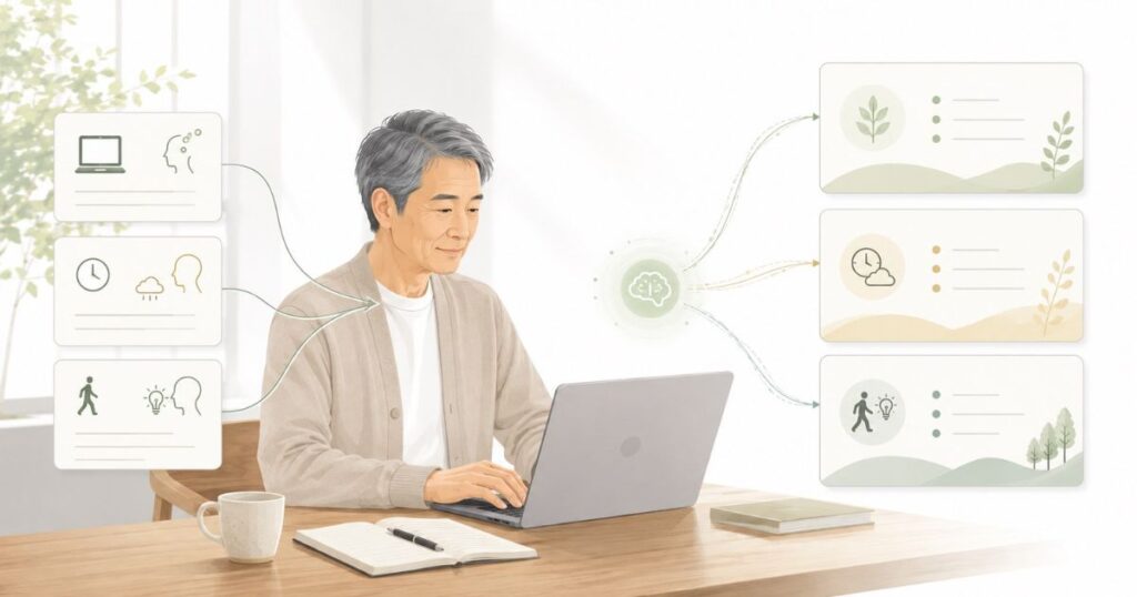 実践｜1日の記録をAIに渡してみる