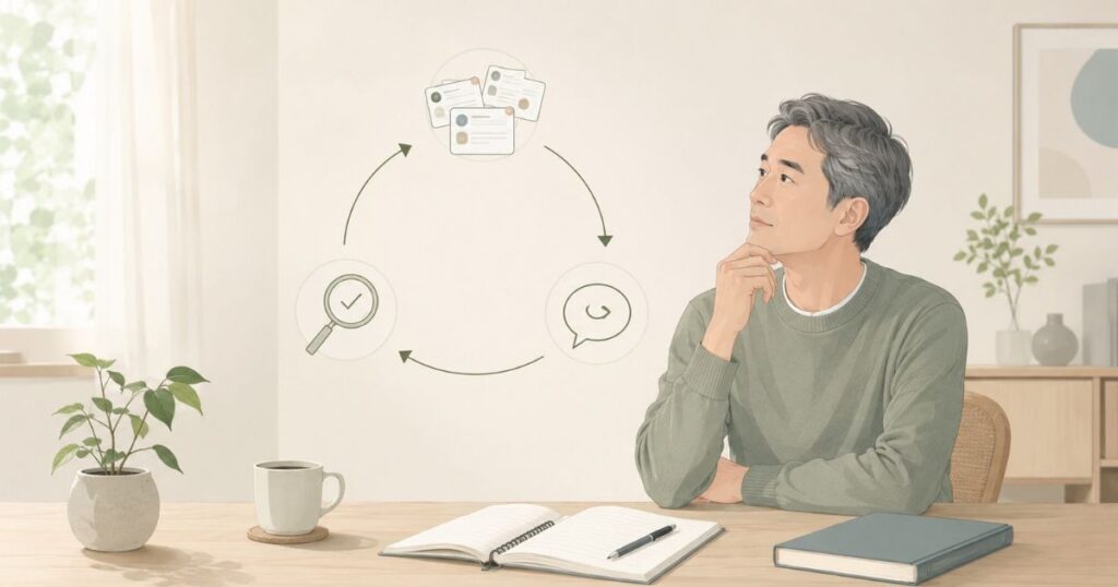 考えすぎとは？思考がループする3つの原因