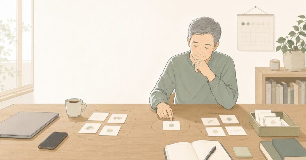 週に一度「思考の断捨離」をする