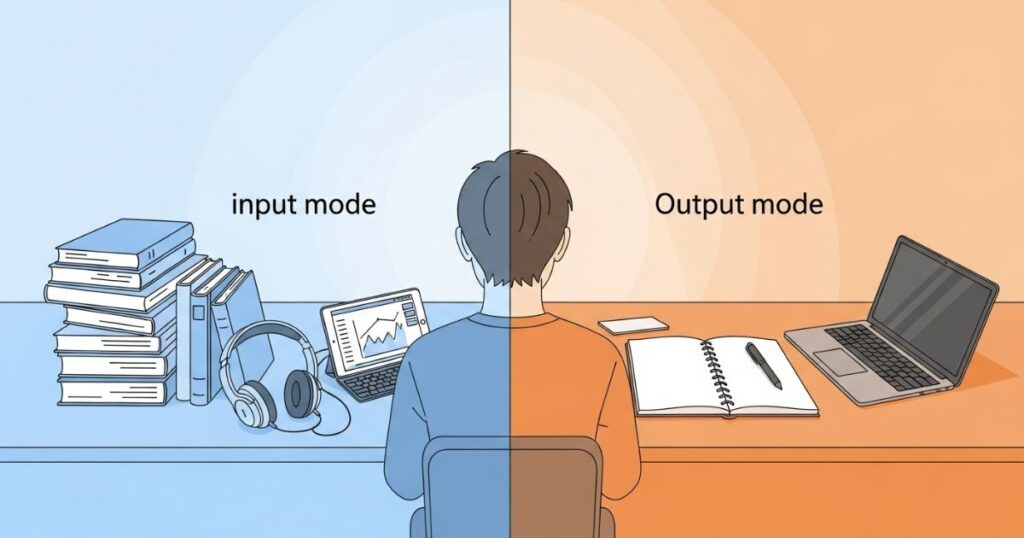 「インプット」と「アウトプット」は別の脳を使う