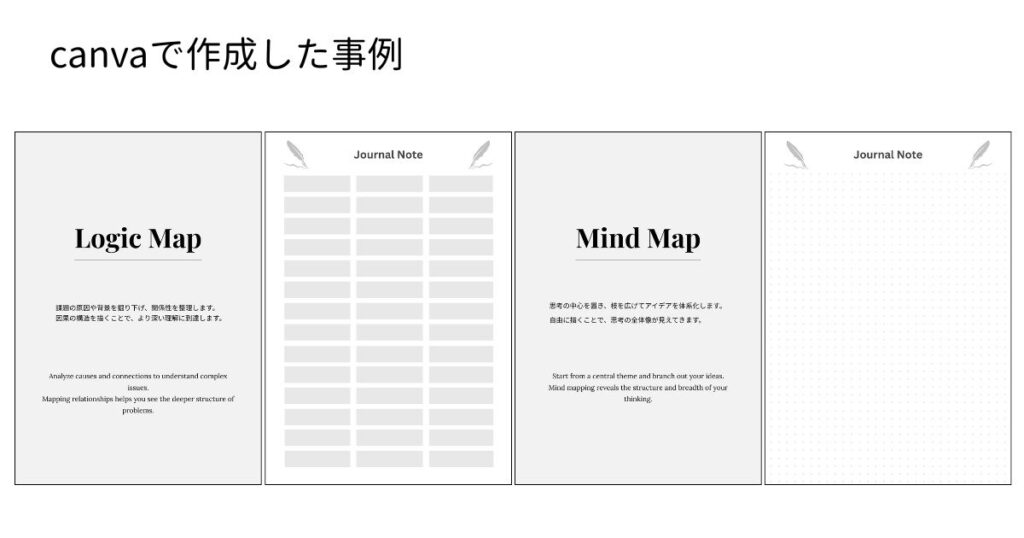 canvaで作成した事例