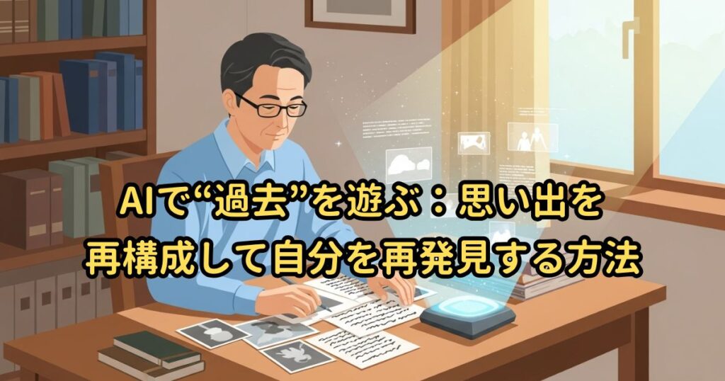 AIで“過去”を遊ぶ:思い出を再構成して自分を再発見する方法