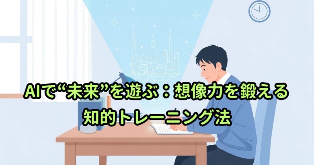 AIで“未来”を遊ぶ:想像力を鍛える知的トレーニング法