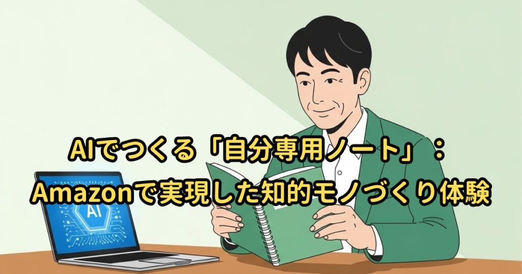 AIでつくる「自分専用ノート」:Amazonで実現した知的モノづくり体験
