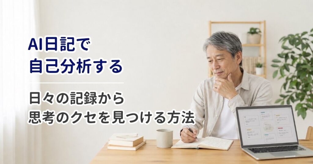 AI日記で自己分析する｜日々の記録から思考のクセを見つける方法