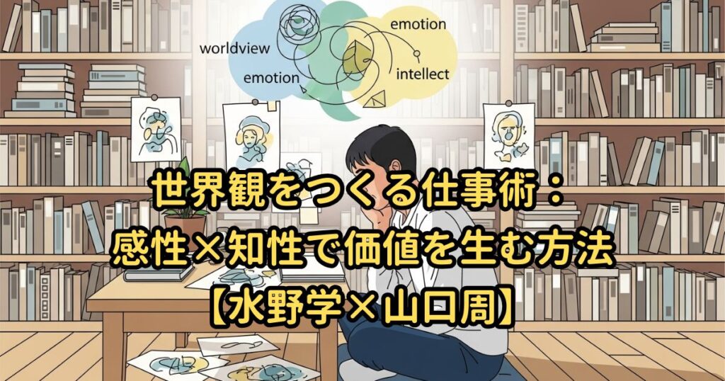 世界観をつくる仕事術:感性×知性で価値を生む方法【水野学×山口周】