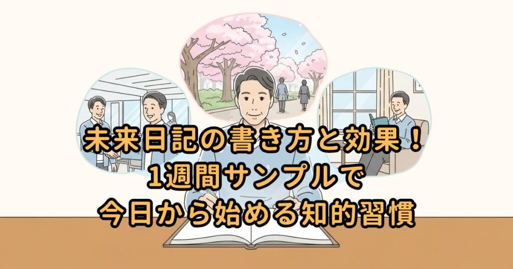 未来日記の書き方と効果!1週間サンプルで今日から始める知的習慣