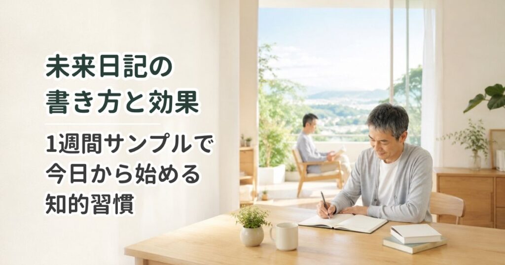 未来日記の書き方と効果｜1週間サンプルで今日から始める知的習慣