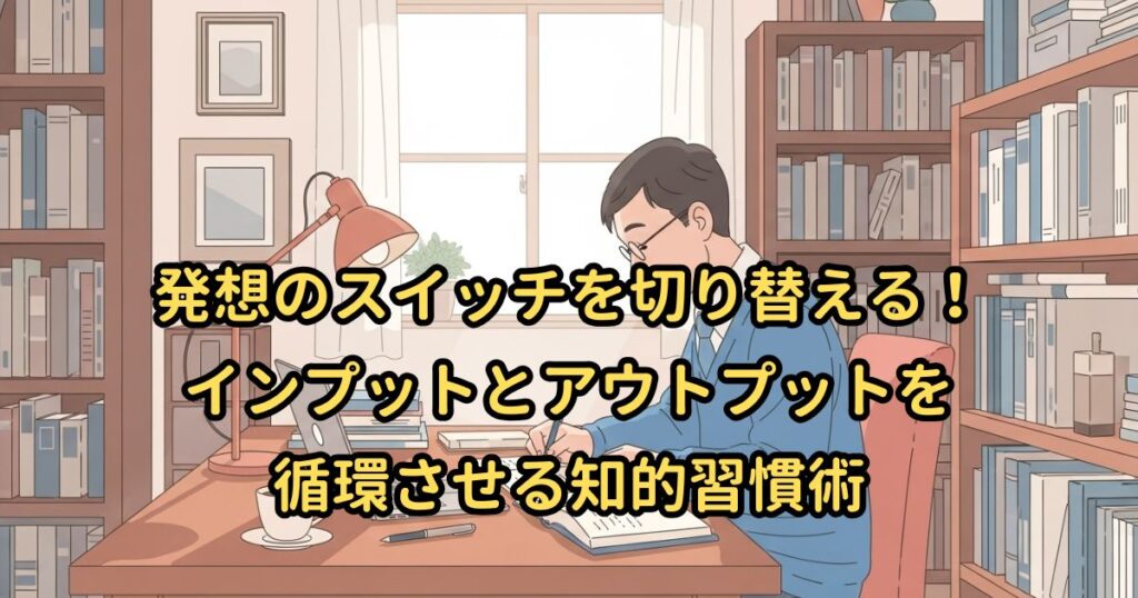 発想のスイッチを切り替える!インプットとアウトプットを循環させる知的習慣術
