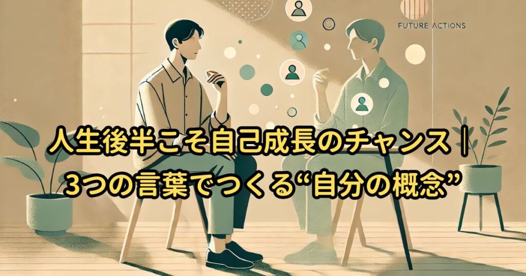 人生後半こそ自己成長のチャンス｜3つの言葉でつくる“自分の概念”