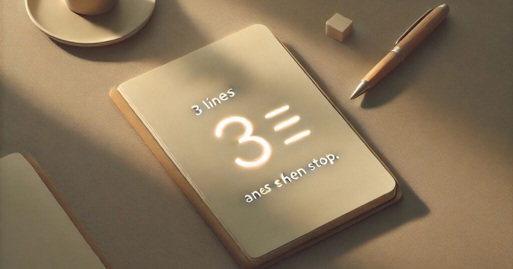 “答えを出さないメモ”の3ステップ