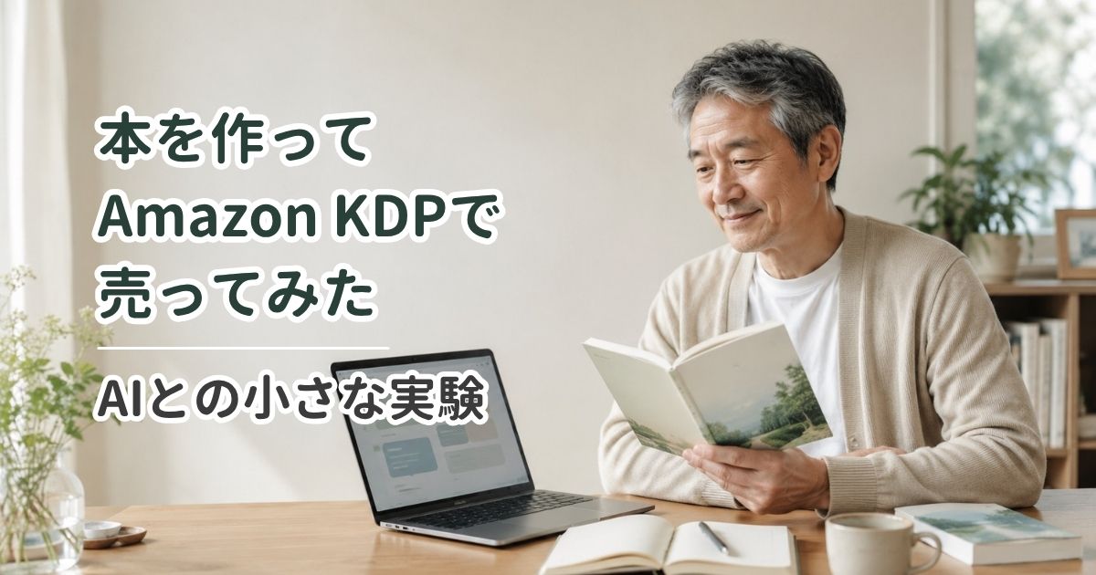 本を作ってAmazon KDPで売ってみた｜AIとの小さな実験