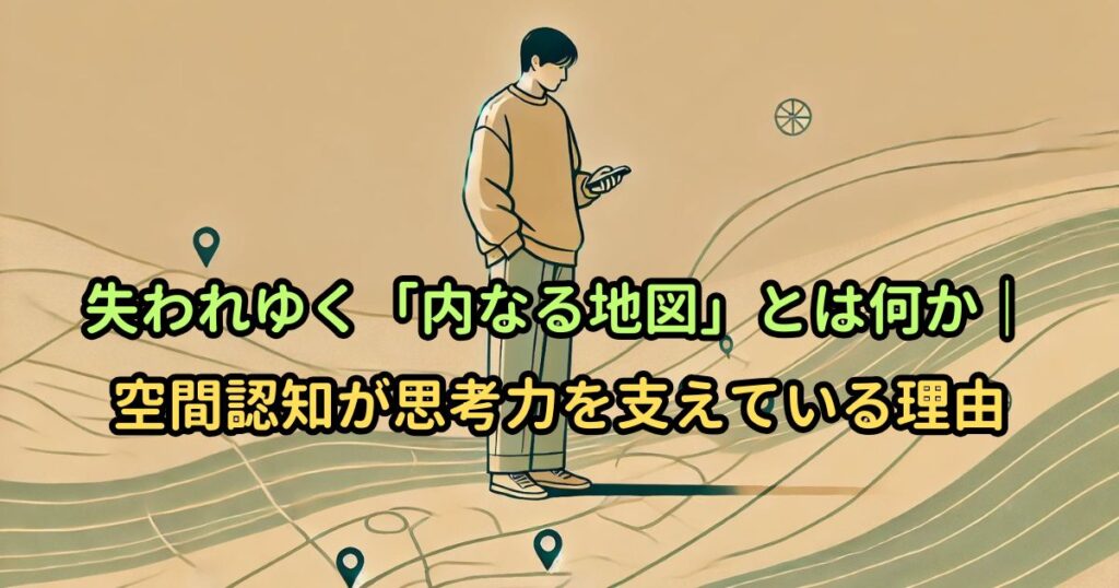 失われゆく「内なる地図」とは何か｜空間認知が思考力を支えている理由
