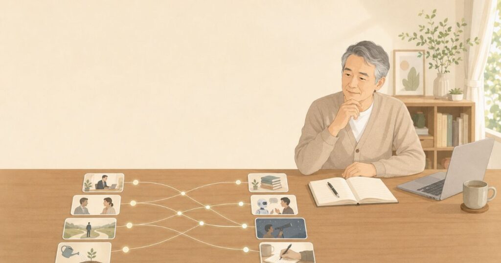人生後半の学び直しは、経験を「つなぎ直す」こと