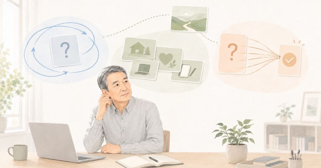 50代の思考を疲れさせる3つの状態