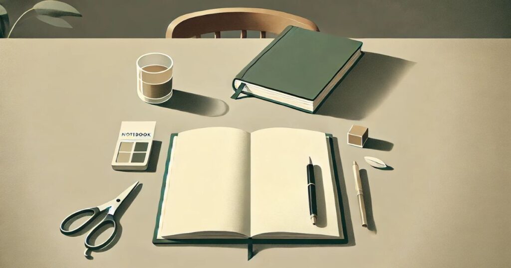 そっと置かれた思考の終わりかけ