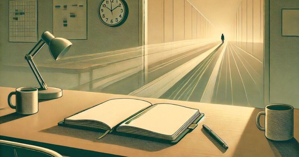 未来の自分を演じさせる