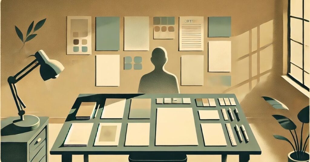 広がる余白と落ち着いた構成感