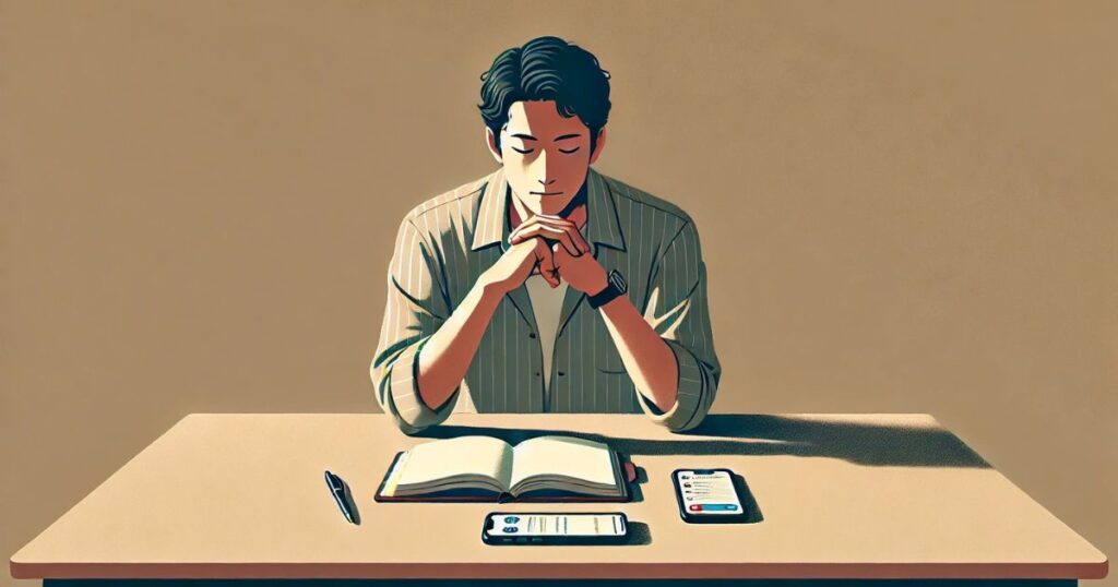 情報は目の前にあるが、心は引きずられていない状態