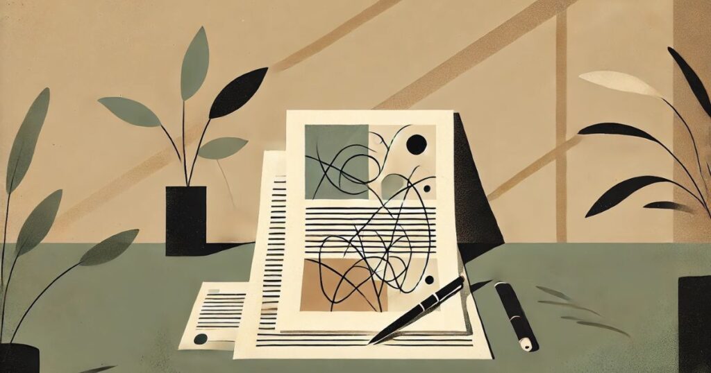 雑な文が“整う”イメージ