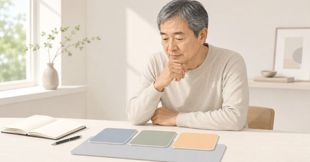 前提は「考える前」に置かれている