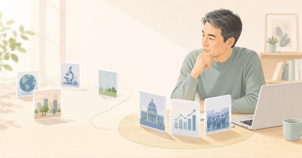 情報は、知らないうちに自分の関心へ偏っていく