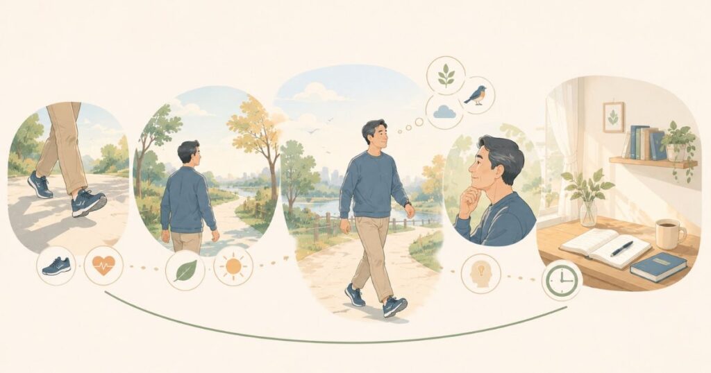 ウォーキングは「運動」から「生活の土台」へ変わっていく
