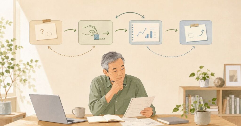 仮説検証で前に進む4つのステップ