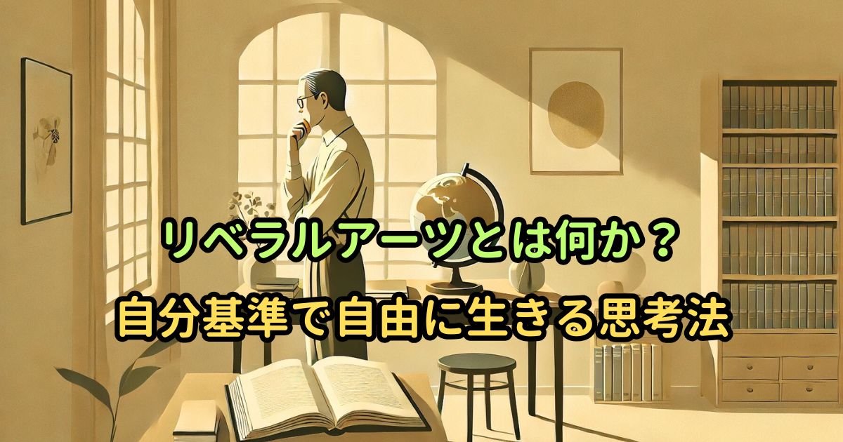 リベラルアーツとは何か？｜自分基準で自由に生きる思考法