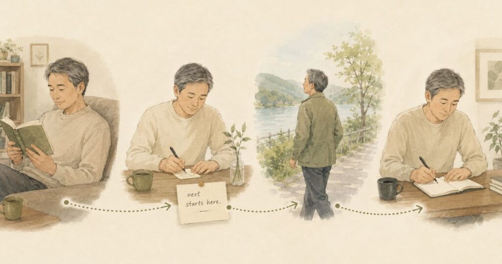 行動は「小さくする」と動き出す