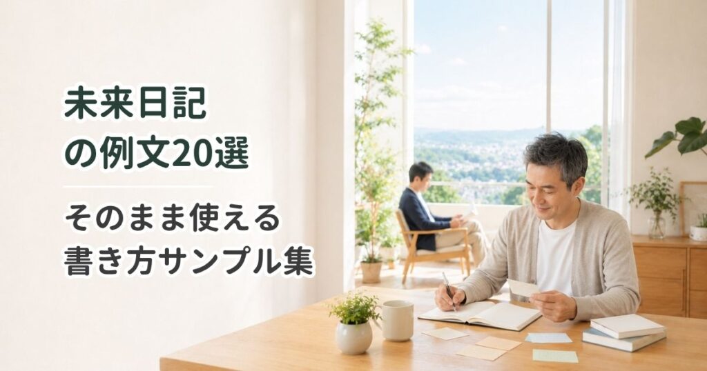 未来日記の例文20選｜そのまま使える書き方サンプル集