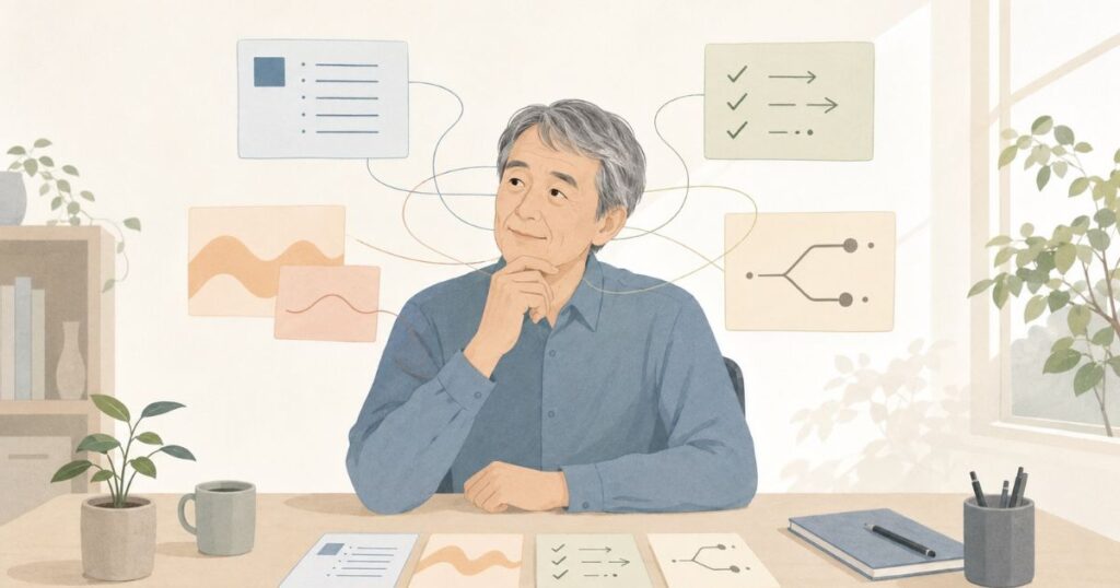 思考がまとまらないのは、情報が混ざっているから