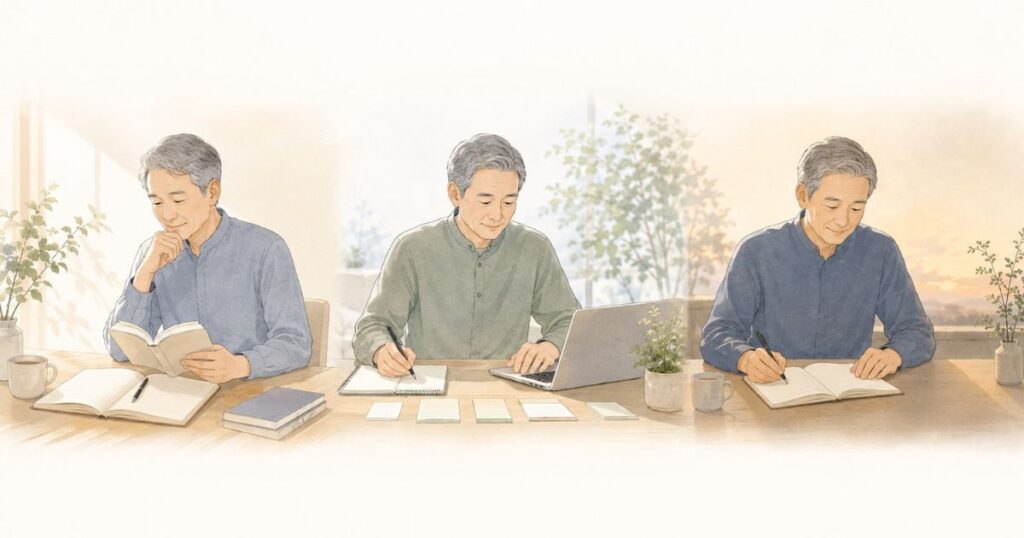 朝・昼・夜は「型」として使う