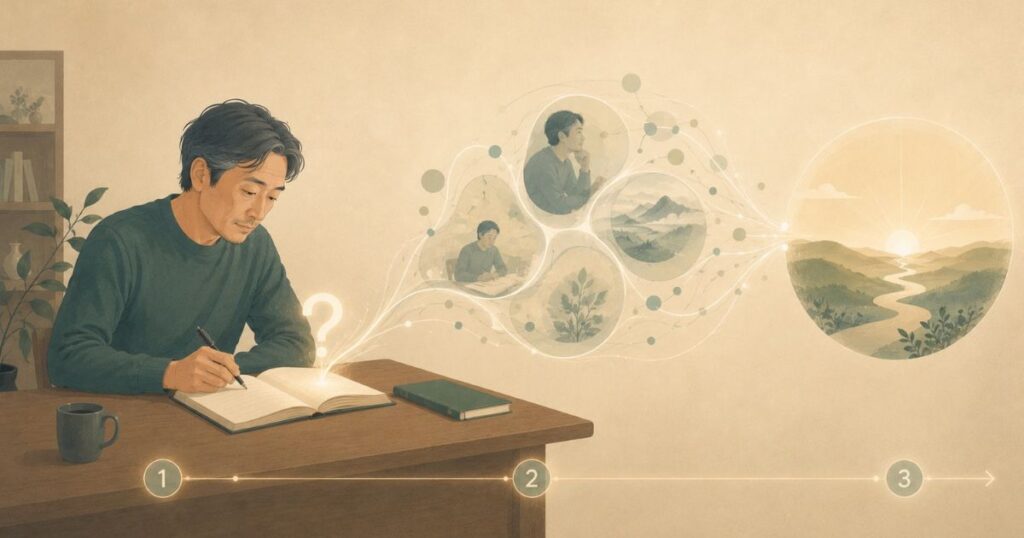 問い日記の書き方【3ステップ】