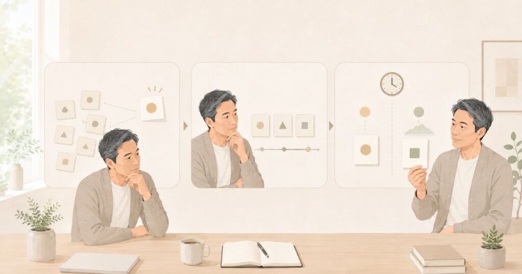 判断するときに見る3つのこと