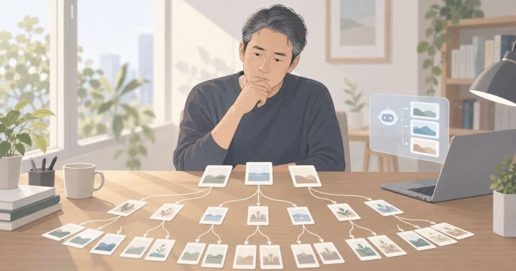 AIに判断を任せると、かえって迷うことがある