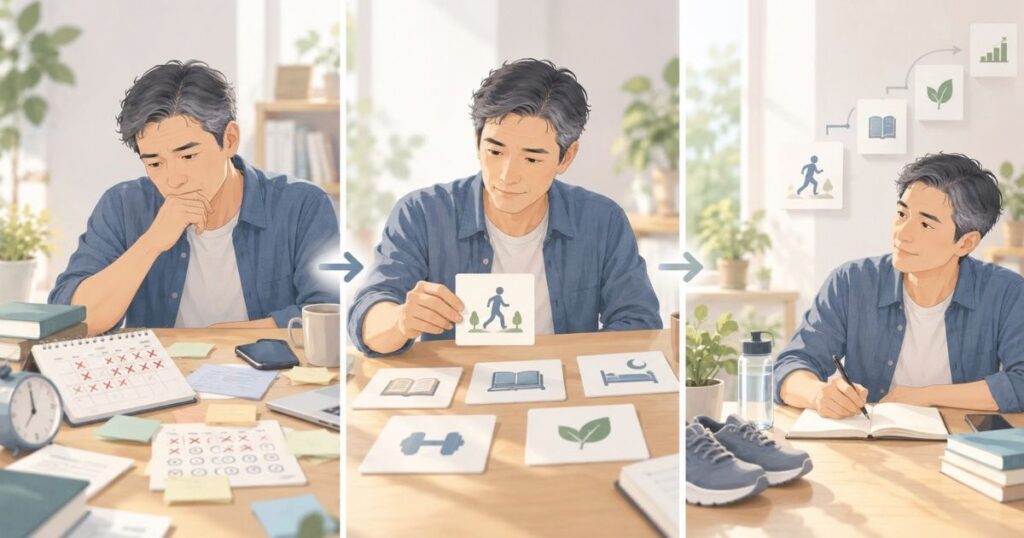 うまくいかないときの立て直し方｜3つの方法
