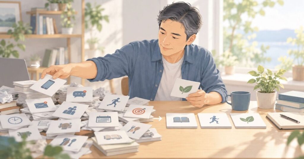 立て直すときは「減らす」ことも考える