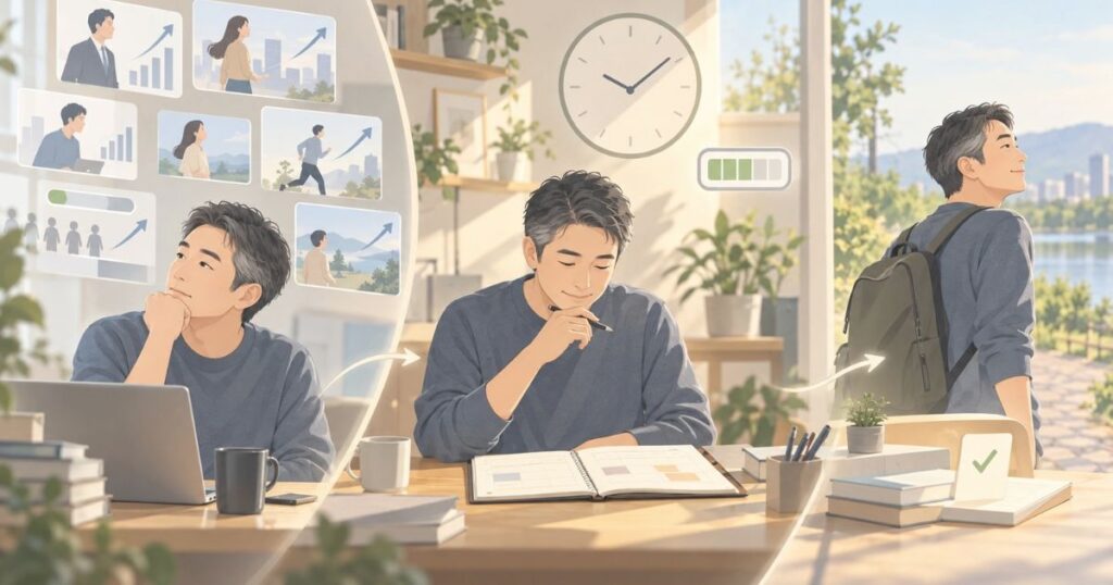 自分のペースで進むための3つの考え方
